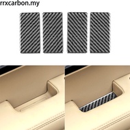 For Honda CRV 2007-2011 Carbon Fiber Center Inner Armrest Gasket Cover Interior Accessories sticker