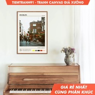 Wall paintings, Oil Paint, Dublin Wall Art, Dublin Poster, Dublin Photo, Dublin Wall Decor, Ireland 