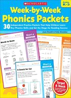 60196.Week-by-Week Phonics Packets ─ Grades K-3: 30 Independent Practice Packets That Help Children Learn Key Phonics Skills and Set the Stage for Reading Success