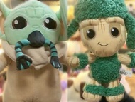 特別版稀有款銀河守衛隊💡絕版正版、Marvel tree groot plush Star Wars baby Yoda plush 20-30cm <+$$$ change to graduatio