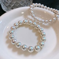 High-End Goods Aurora Tiannv Pearl Elastic Bracelet Mirror akoya Pearl Bracelet Light Luxury Simple 