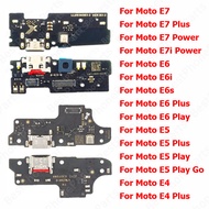 Charge Board For Motorola Moto E7 E7i Power E6 E6i E6s E5 Play Go E4 Plus Charging Port Usb Connecto