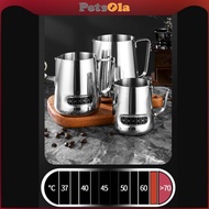 PETSOLA Stainless Steel Milk Frothing Pitcher Milk Mug Milk Frothing Mug for Kitchen