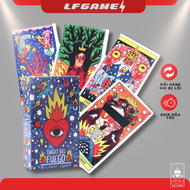 Bộ bài Tarot DEL FUEGO bói bài tarot oracle [MUA 2 BỘ BẤT KÌ TẶNG ĐÁ THANH TẨY]