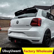 On sale Oettinger Style Roof Spoiler For Volkswagen Polo MK5 6R 6C 2011-2018 ABS Plastic Rear Spoile