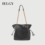 IELGY Ladies Tote Bag Diamond Chain Large Capacity Fashionable All-Match One-Shoulder Cross-Body Com