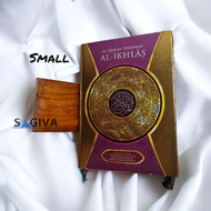 Rekal Al Quran Kayu Mahoni Ukir Finishing Kasar