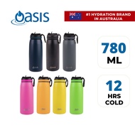 Oasis Stainless Steel Insulated Sports Water Bottle with Straw 780ML