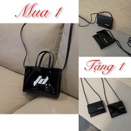 THEZODIE crossbody Bag - Black Bag Mini (Buy 1 get 1 free mini crossbody wallet) Applicable until Oc