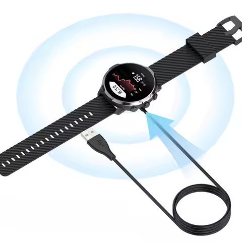 Replacement charger compatible with Suunto 7 USB smartwatch charging dock