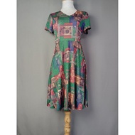2A179 Cafe Dress Vintage Casual Second Hand