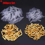 Brass Bullet Terminals Classic Brass + Plastic Set Replacement 3.9mm Female