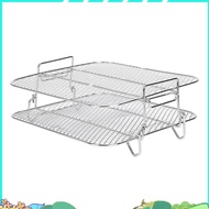 Air Fryer Rack For  5.5L Air Fryer, 2 Tier Air Fryer Grill/Shelf/Dehydrator Rack Square ,Air Fryer A