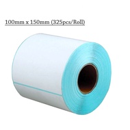 A6 Thermal Label Barcode Sticker 100mm x 150mm (325pcs/Roll) Airway Bill AWB Consignment Note Delivery Slip Pos Laju J&amp;T