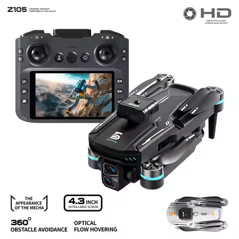 Z105 New 4K WIFI HD Hexacopter EIS Anti-shake Optical Flow Position Infrared Obstacle Avoidance 2.4G