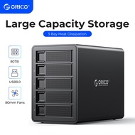 ORICO 35 Series Enterprise 4/5 bay 3.5'' HDD Docking Station Type-C to SATA HDD Enclosure 150W Inter