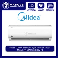Midea 3HP Celest Split Type Inverter Aircon FP-53AST030KEIV-F4