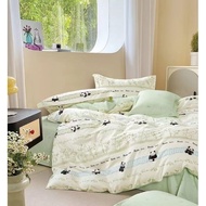 (KAIN SAHAJA) Kain Cotton Cadar Bidang 92” / 🐼 Panda Design 100% Cotton Twill Bedding Fabric by Mete