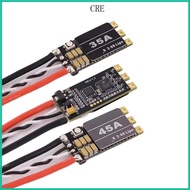 CRE For BLHeli-S 35A 45A  Speed Controller 2-6S Power Supply with LED Light For F3 F4 F7  Accessorie
