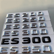 Letters Numbers ABS Car Emblem Trunk Discharging Capacity nameplate Logo Sticker ES200 ES260 ES300 E