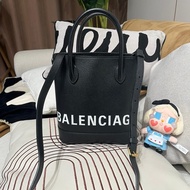 Balenciaga Ville XXS 2 Way Bucket Bag Black Calfskin