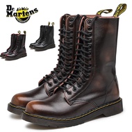 [Ready Stock] Dr. martens Dr. martens Martin Boots Classic 12-Hole Mid-Tube Boots New England Martin Boots Leather Workwear Boots Top Layer Cowhide Kick Not Bad Hiking Shoes Mo
