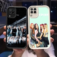 O-18 BLACKPINK Casing for Samsung Galaxy A22 A12 5G Black and White