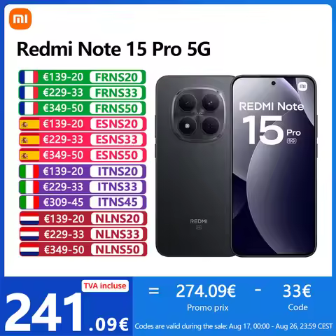 Xiaomi Redmi Note 15 Pro 5G, NFC, 6.83-inch 1.5K CrystalRes AMOLED Display, 120 Hz, 200 MP Camera, 6