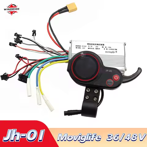 Original 48V Moviglife Electric Scooter Center Power Controller Box Speed Throttle Start JH-01 LCD F