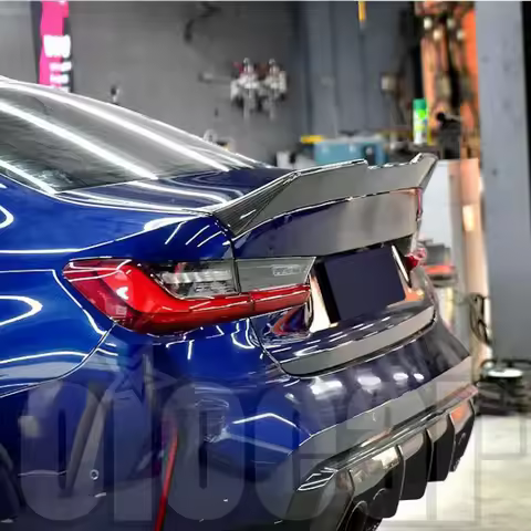 oiomotors High Quality Dry Carbon V1 Rear Spoiler Wing for BMW G80 M3 G20 3Series M340i