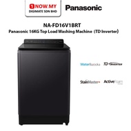 Panasonic 16KG Inverter Top Load Washing Machine NA-FD16V1BRT | Hot Wash StainMaster+