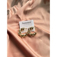 Aurora earrings BIG - gold earrings - gold earrings earring for women earring hoop earring