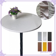[PerfkfcMY] Wateproof Table Cover Anti-slip Fitted Tablecloth with Polyester Backing  to 120cm/48inc