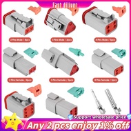 JR-140Pcs Deutsch DT Series Waterproof Wire Connector Kit DT06-2/3/4/6S DT04-2/3/4/6P Automotive Sea