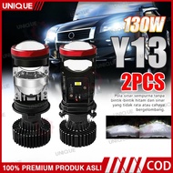 UNIQUE 2PCS Car and Motorcycle Led Lights H4 Mini Projector Projector Y7D Y13 Y14 Y15 Super Bright 1