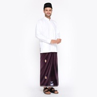 Sarung Bhs Classic Silver Motif Songket Dam Hitam Merah Sarung