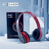 headphone earphone bluetooth P 47 Headset Bluetooth Headset Music Headset Bluetooth 5.0 Foldable Hea