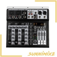 [Sunnimix2] Audio Mixer Digital Sound Mixing Sound Board Multipurpose Sound Mixer for Live Broadcasts