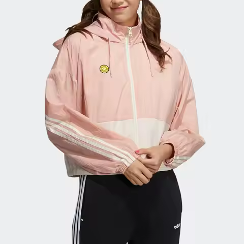 Adidas genuine NEO Women's Smiley Sports Windproof Jacket HE7954