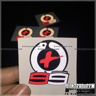 Combo of 4 reflective Lorenzo 99 sticker logos [3x4cm]. High quality waterproof Decal, HOT helmet de
