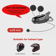 X1 Plus Motorcycle Helmet Intercom Headset Bluetooth Waterproof Moter Interphone for 2 Riders 1000M 