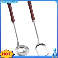 Wok Spatula and Ladle Tool Set, 304 Stainless Steel Wok Spatula 14.5 Inches