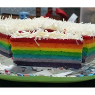 ready Rainbow Cake Keju 20 cm x 20 cm