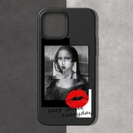 เคสโทรศัพท์พิมพ์ภาพโมนาลิซ่าใช้ได้กับ iPhone และ Samsung Galaxy