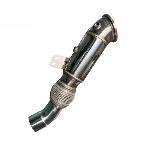 Polished Stainless Steel Performance Downpipes for BMW B58 Engine Fits G30/F30/F32-540i/340i/440i/55