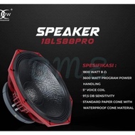 Speaker Subwoofer Rdw 18 Inch 18Ls88Pro / 18Ls 88Pro / 18 Ls 88Pro Don