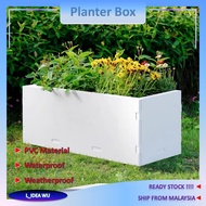 Waterproof Pasu Bunga Plastik Planter Box Outdoor Flower Pot Rak Bunga Succulent Plant Rack Garden P