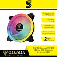 GAMDIAS Aeolus M2-1201 120mm RGB Case Fan Single - M2-1201