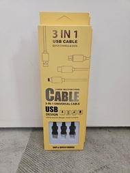 3合1 USB充電線 3 in 1 USB CABLE