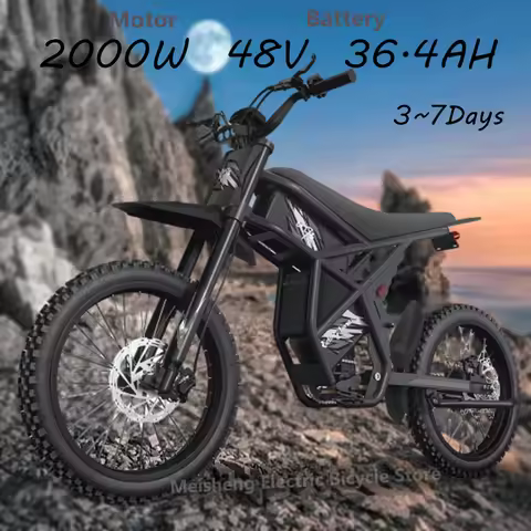 ebike GT73 2000W mountain off-road electric motorcycle 25-inch tires 36.4AH dual battery ebike Max 3